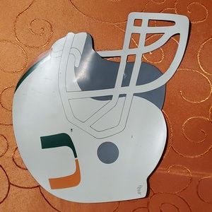 Univ. of Miami Hurricanes helmet magnet